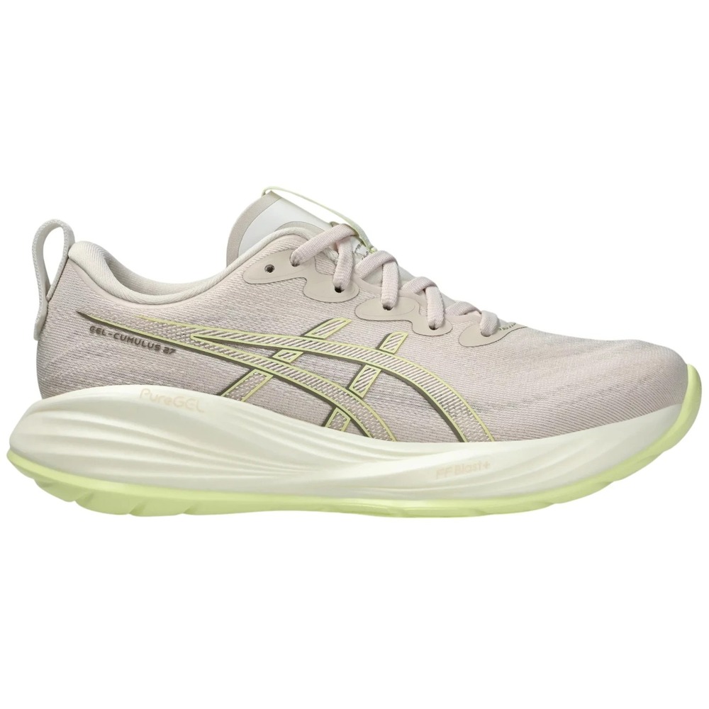 ASICS® (Women's 10 B) GEL-CUMULUS™ 27 Running Shoes, Mineral Beige/Huddle Yellow